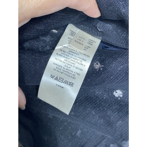 Maeve Bouse Womens Small Black Sleeveless Sequin Bow Tie Straps Hoilday - Picture 8 of 11